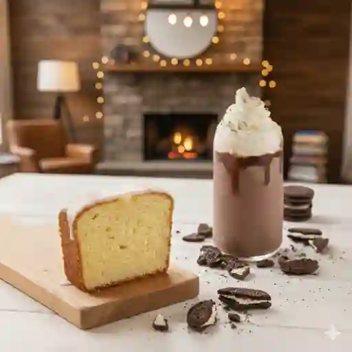 Lemon Cake + Frappuccino