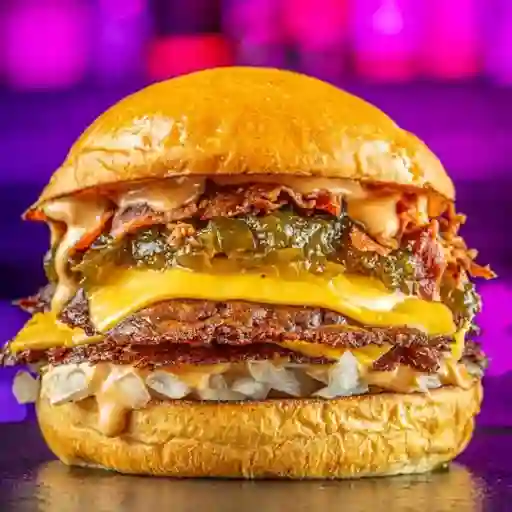 Spicy Relish Burger + papas