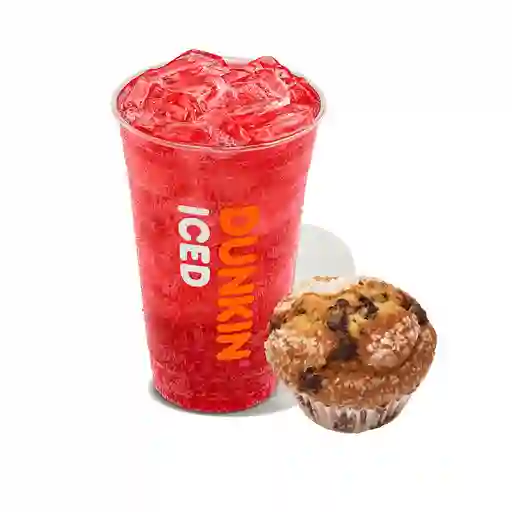 Dunkin Energy L + Muffin