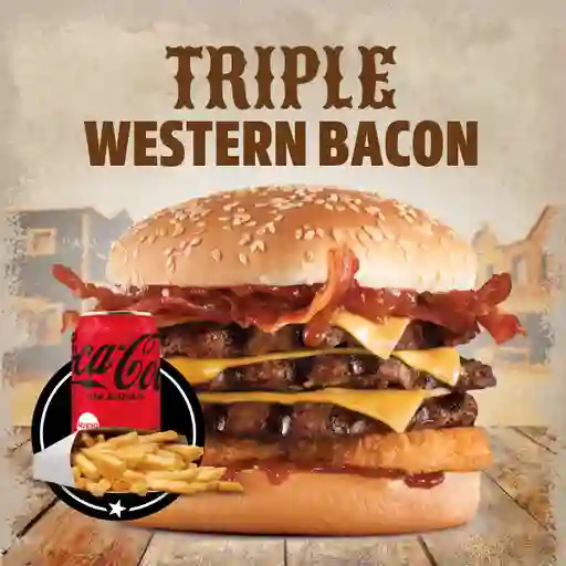 Combo Triple Western Bacon