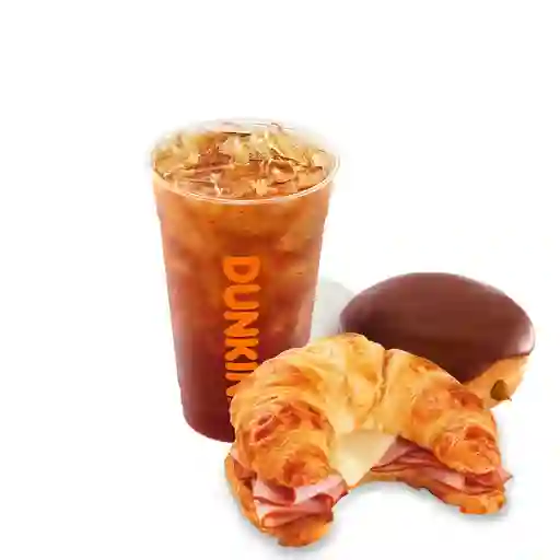 Iced Tea M + Sándwich + Donut.