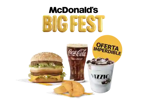 Mccombo Big Mac + Empandas + Mcflurry Vizzio