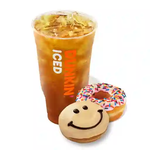 Iced Tea Xl + 2 Donuts