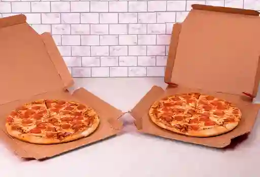2 Pizzas Familiares Pepperoni