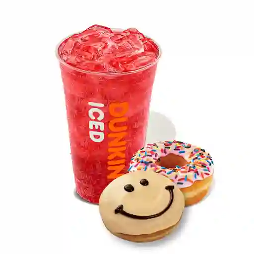 Dunkin Energy L + 2 Donuts