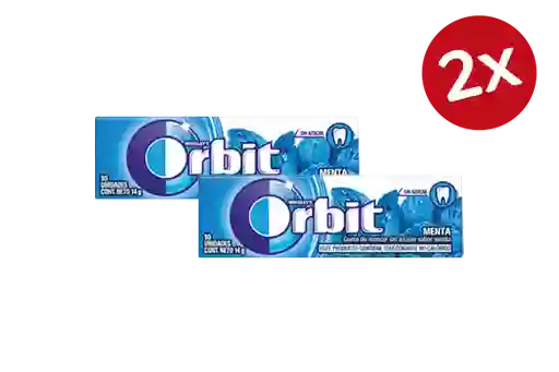 2x Chicle Orbit 14g Variedades