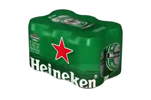 Heineken Six Pack Lata 350cc