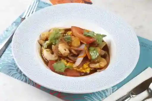 Risotto De Aji Amarillo  Camaron De Pc