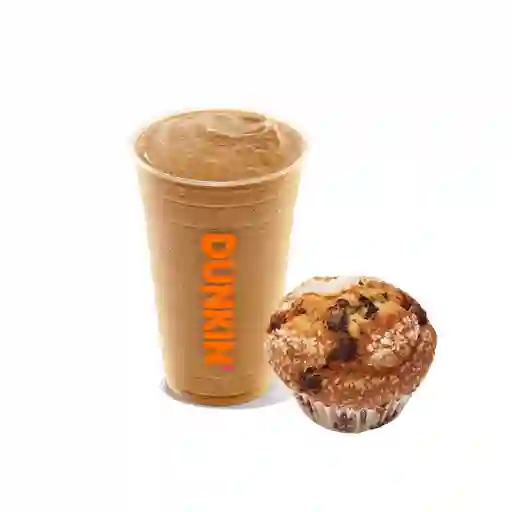 Frozen Latte M + Muffin.