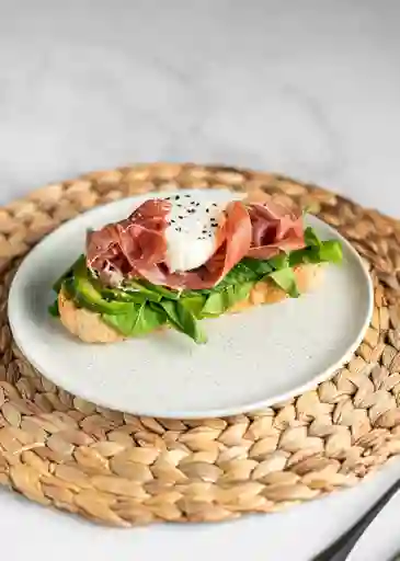 Tostón Palta Huevo Pochado Prosciutto...