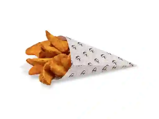 Papas Fritas Rusticas Cono