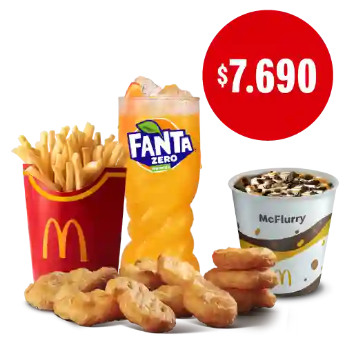 Mccombo Grande Mcnuggets 10 + 1 Mcflurry Oreo