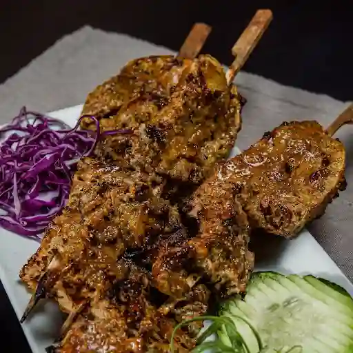 Brochetas Bbq-piña De Seitán