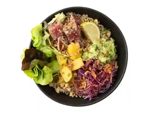 Poke Tataki Atún Con Mix De Quinoa  Y Mango