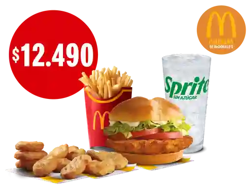 Mc Combo Crispy Deluxe + Mcnuggets X10