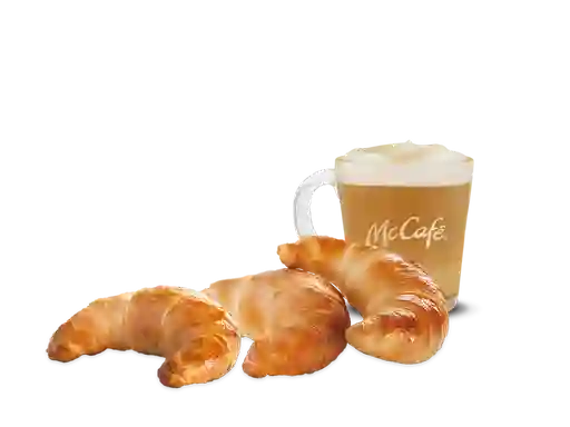 3 Medialunas + Café Mediano