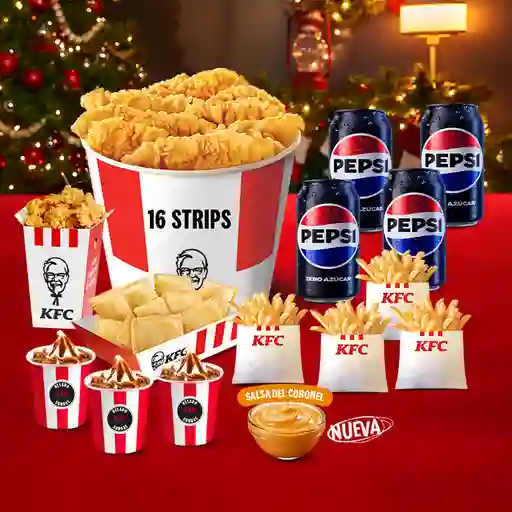 Bucket 16 Strips Combo Sundae