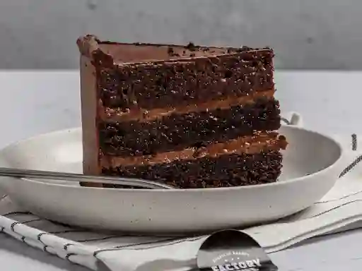 Trozo Torta Dark Cake