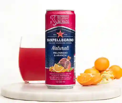 Agua San Pellegrino Melograno Y Arancia, 330 Ml
