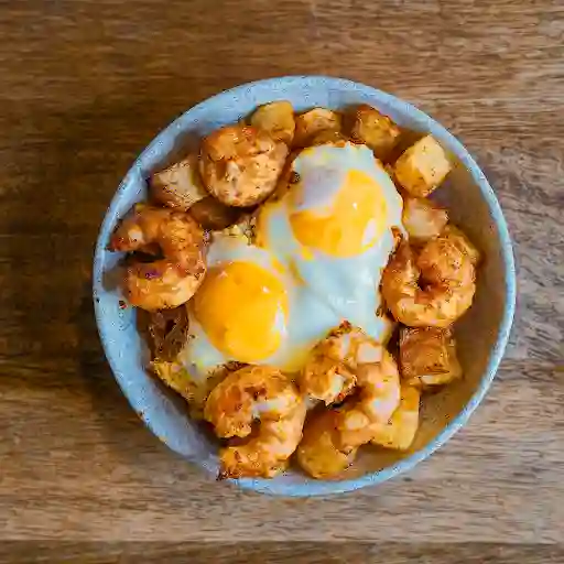 Huevos Rotos Con Camarón