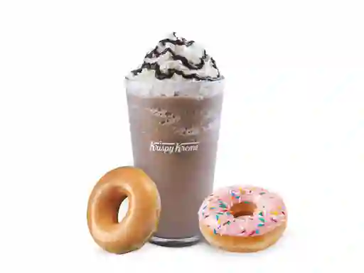 Frappe L + 2 Doughnuts