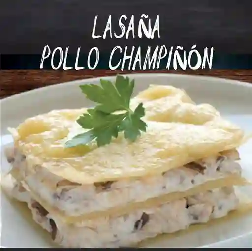 Lasaña Pollo Champiñón