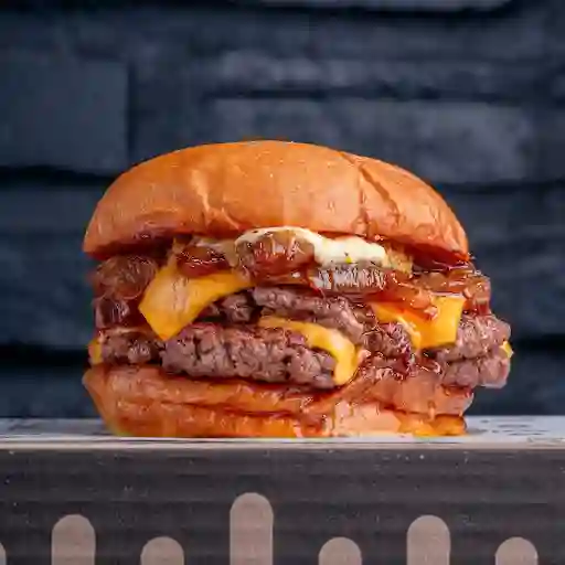 Butter Nacho Burger Doble