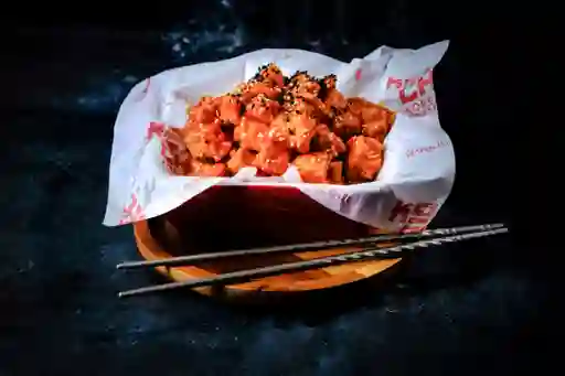 Tofu Frito Agridulce Semipican