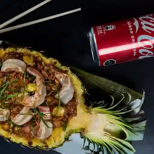 Khao Pad Sapparot + Líquido