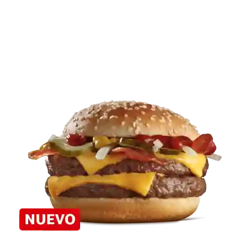 Hamburguesa Doble Cuarto De Libra Bacon F1