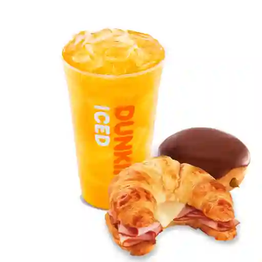 Refresher Base Limonada L + Sándwich + Donut