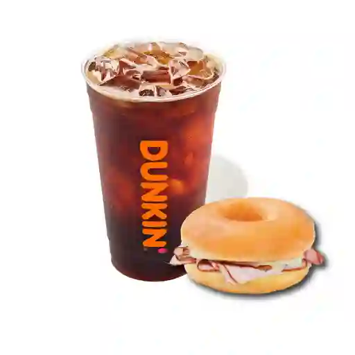 Iced Americano L + Donwich