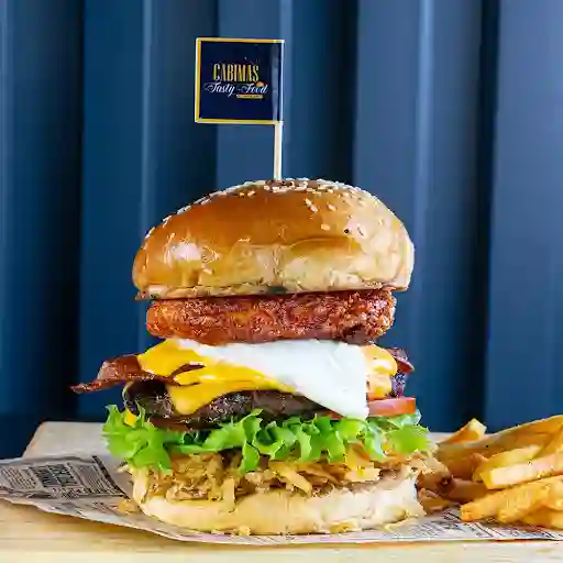 Hamburguesa Triple Cheese