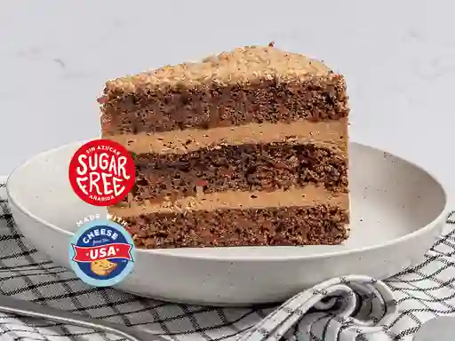 Trozo Torta Carrot Cake Sinazúcar