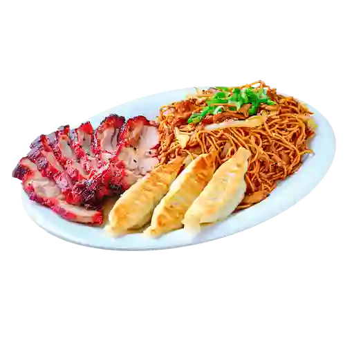 Combo 3 (fideos + Char Siu + Gyozas)