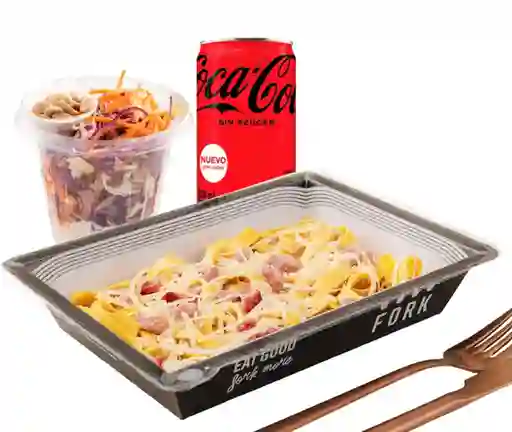 Fondo, Ensaladita Y Bebida 