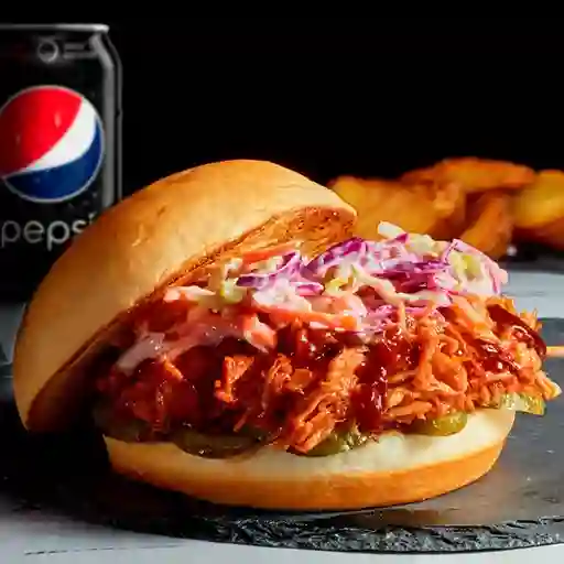 Combo Pulled Pork Sandwich