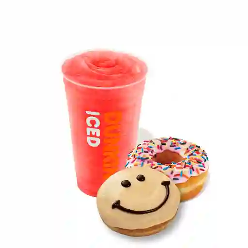 Coolatta M + 2 Donuts.