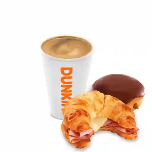 Americano M + Sándwich + Donut.