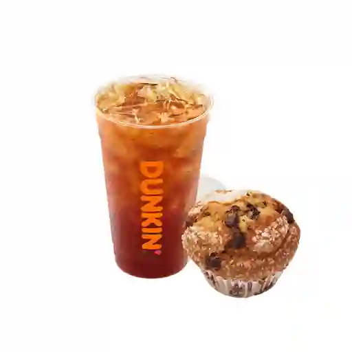 Iced Tea M + Muffin.