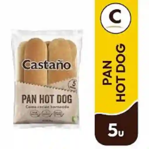 Pan Hot Dogs Castaño 5u
