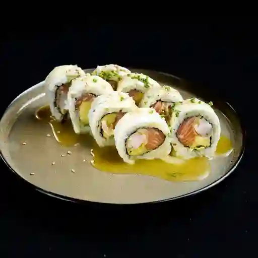 Sake Ebi Avocado Mara Maki