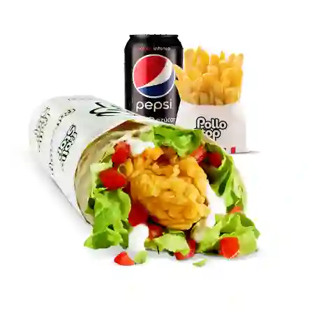 Combo Chicken Wrap Campestre