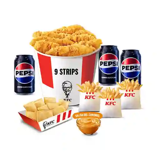 Bucket 9 Strips Combo