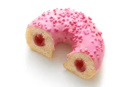 Donut Rellena Mermelada Frambuesa