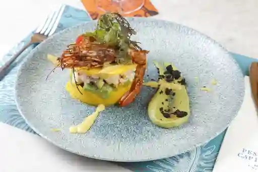 Causa Coctel Camaron De Pc