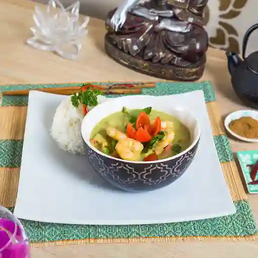 Curry Verde De Camarón