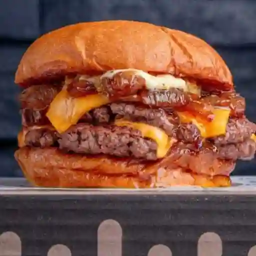 Butter Nacho Burger Doble