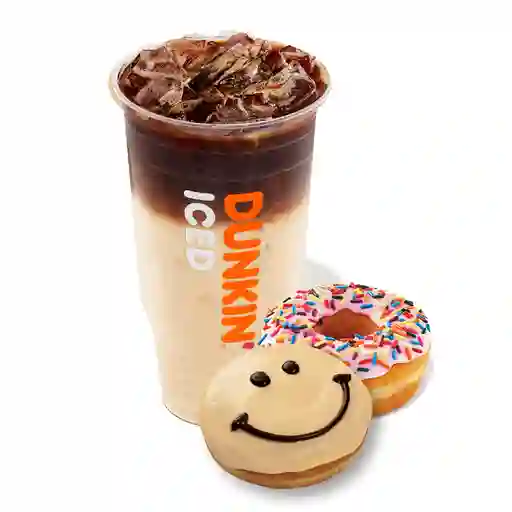 Iced Macchiato Xl + 2 Donuts