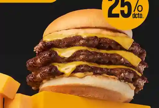 Just Cheese Burger Triple
